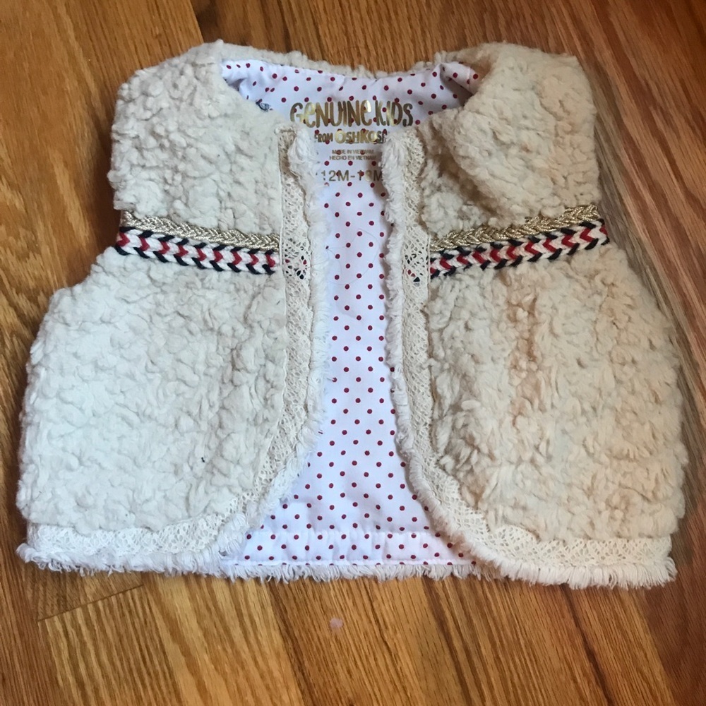 🎈Osh Kosh Faux Fur Vest